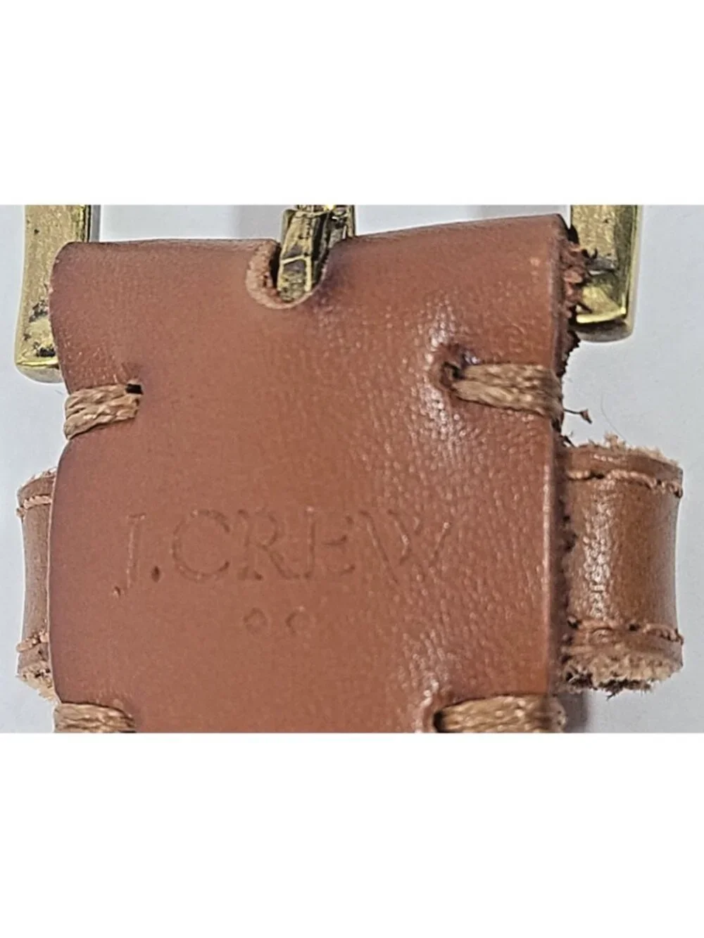 J. Crew Belt Braided Rope and Leather Men's Size Medium 1.5